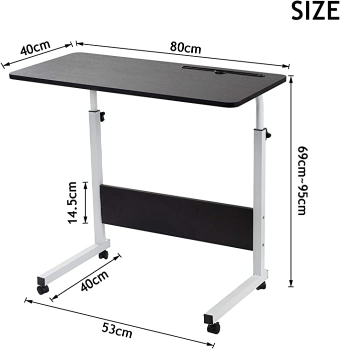 GRANDMA SHARK 80 × 40 cm Laptop Table WHITE
