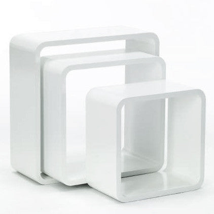 Form Cusko White Cube shelf (D)155mm, Set of 3