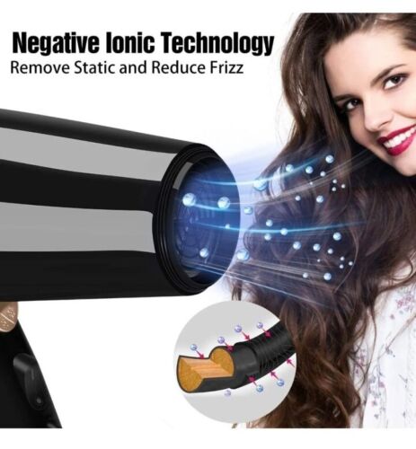 CONFU 2200W Professional Hair Dryer with Diffuser Fast Drying Ionic Hairdryer