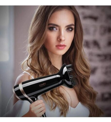 CONFU 2200W Professional Hair Dryer with Diffuser Fast Drying Ionic Hairdryer
