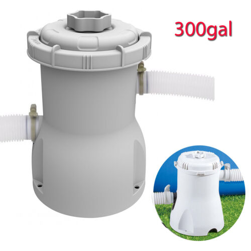300Gal Swimming Pool Filter Pump for Above Ground Pool Water Cleaning System